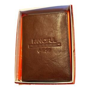 RARE New In Box Vintage Fanciful By Ken Scott Italian Leather Wallet - NWT VTG